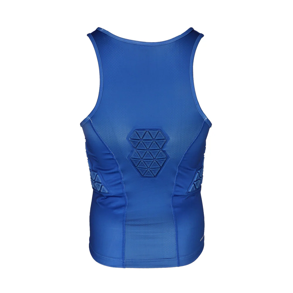 Padded Crew Neck Athletic Tank Top - Image 2