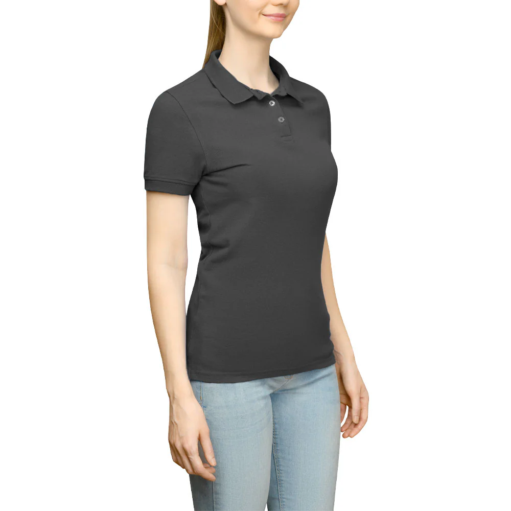 Solid Jersey Short Sleeve Polo Shirt