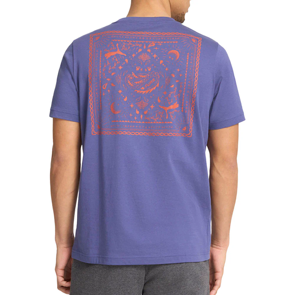 Paisley Crew Neck Short Sleeve T-Shirt - Image 4