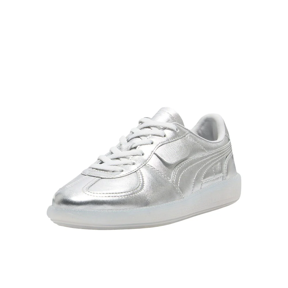 Palermo Chrome Metallic Lace Up Sneakers (Big Kid) - Image 2