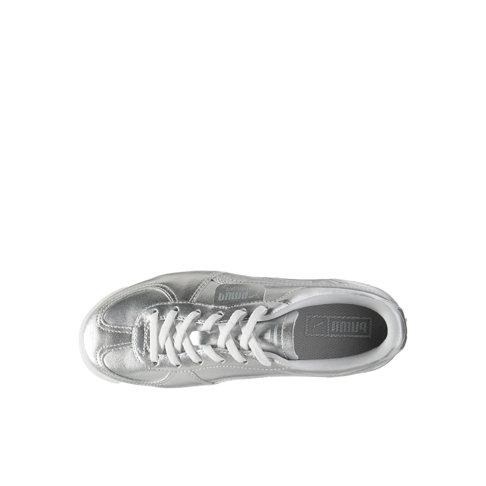 Palermo Chrome Metallic Lace Up Sneakers (Big Kid) - Image 4