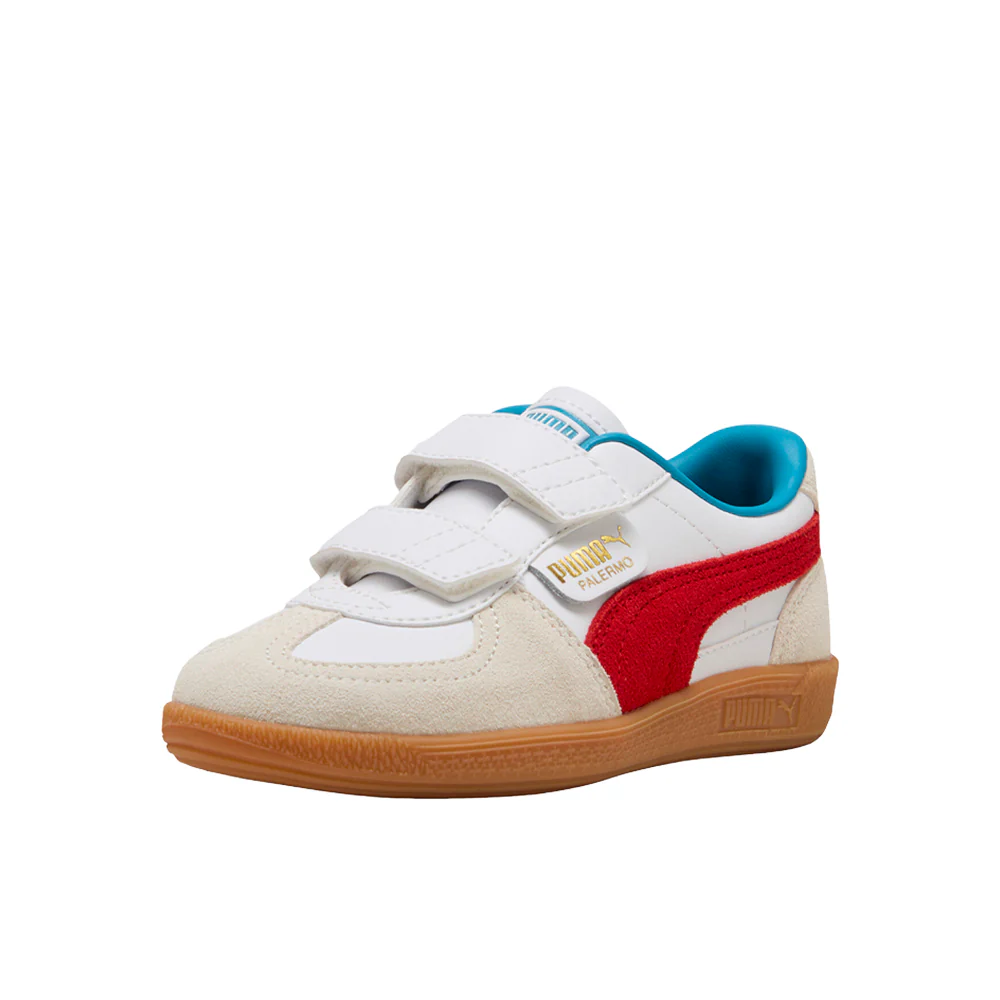 Palermo Leather V Slip On Sneakers (Little Kid) - Image 2