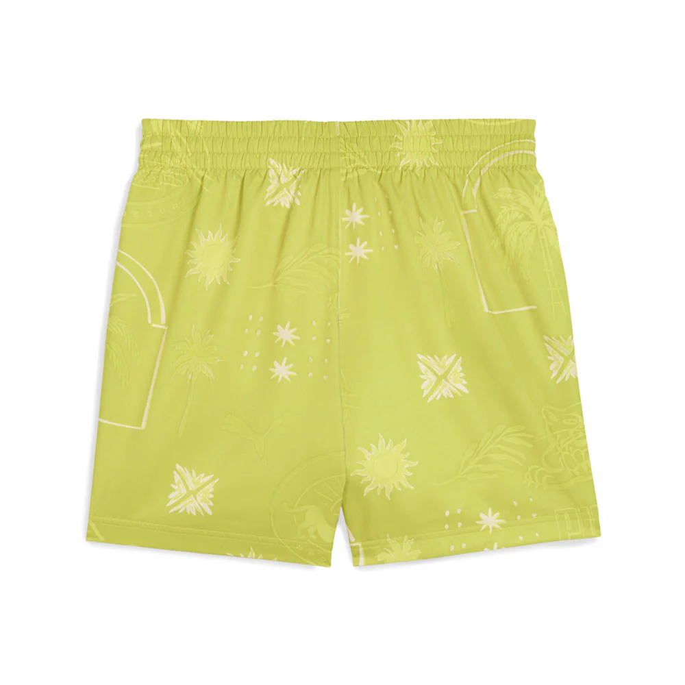 Palm Resort Graphic 5 Inch Woven Shorts - Image 2