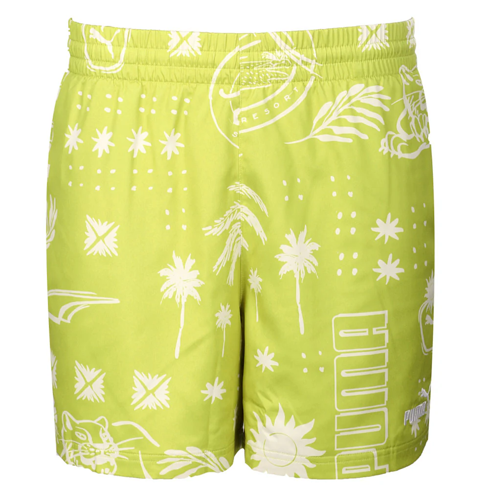 Palm Resort Graphic 5 Inch Woven Shorts - Image 3