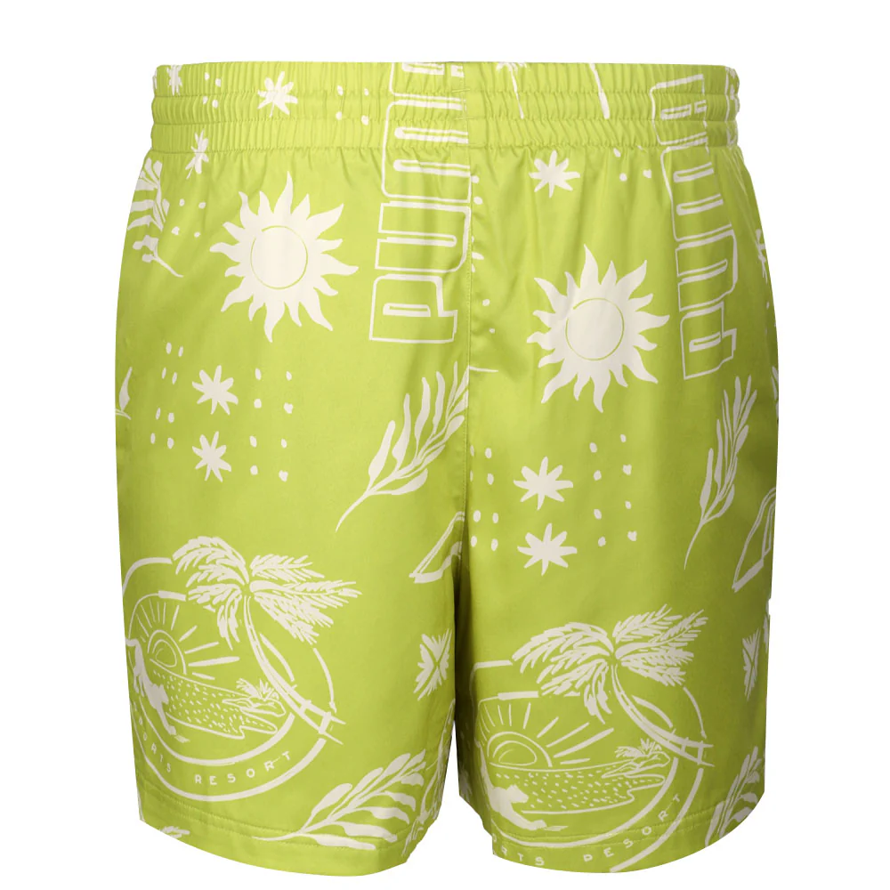Palm Resort Graphic 5 Inch Woven Shorts - Image 4