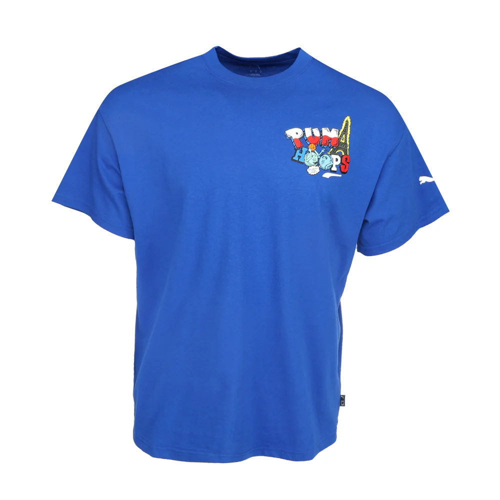 Paris Pastry Graphic Crew Neck Short Sleeve T-Shirt
