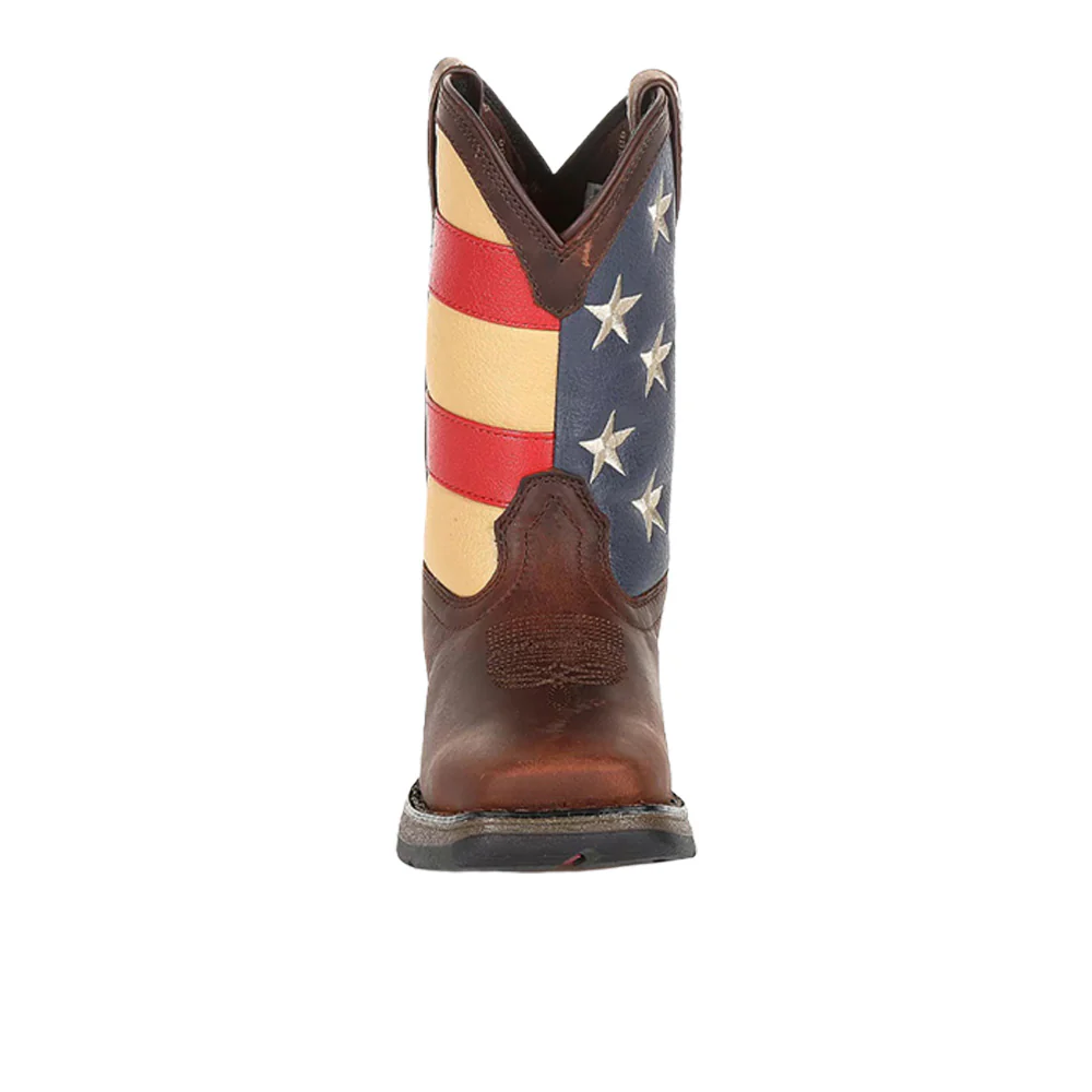 Patriotic Square Toe Boots (Toddler-Little Kid) - Image 5