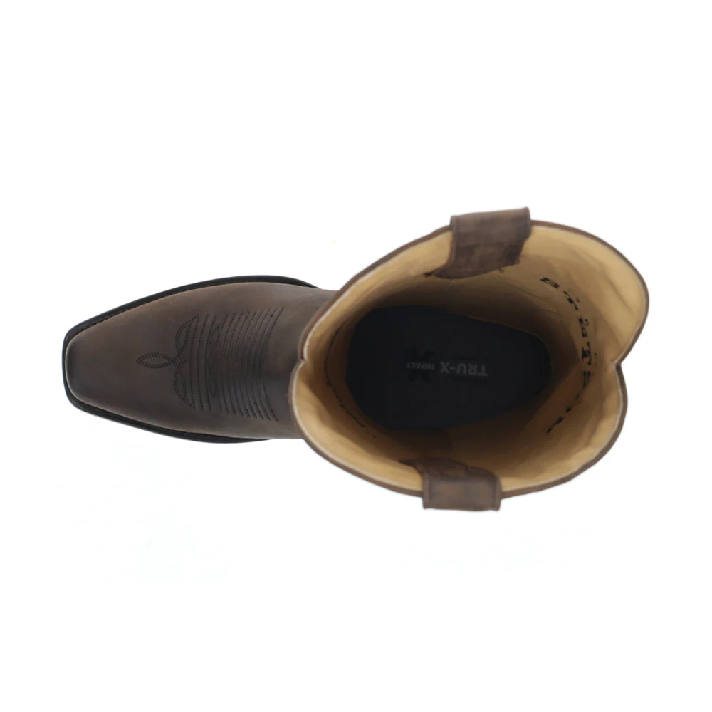 Paxton Embroidered Snip Toe Pull On Cowboy Boots - Image 4
