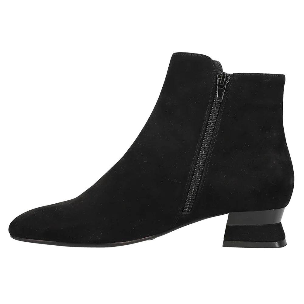 Pensee Square Toe Zippered Booties - Image 3