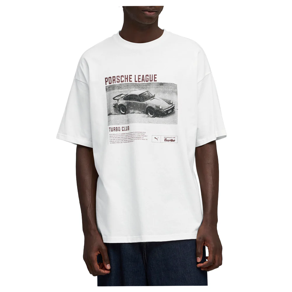 Porsche Legacy Graphic Crew Neck Short Sleeve T-Shirt - Image 3