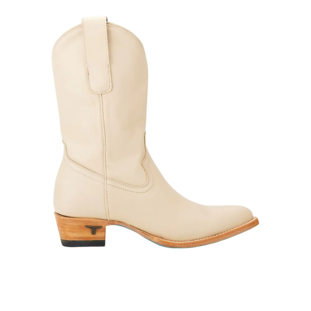 Plain Jane Round Toe Midi Zippered Cowboy Boot