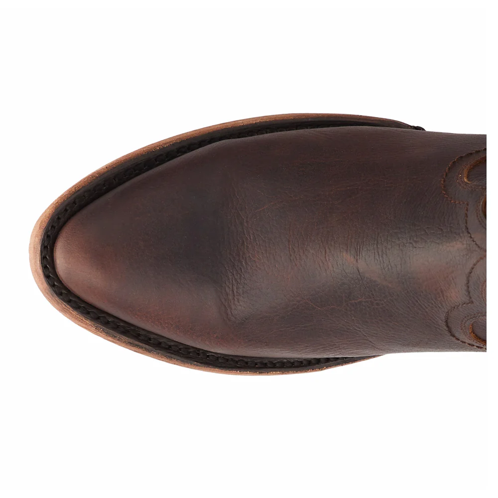 Plain Jane Round Toe Midi Cowboy Boot - Image 4