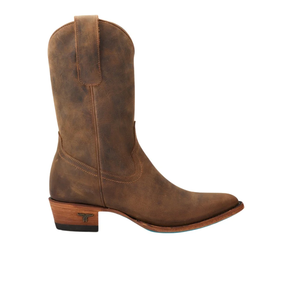 Plain Jane Round Toe Midi Cowboy Boot