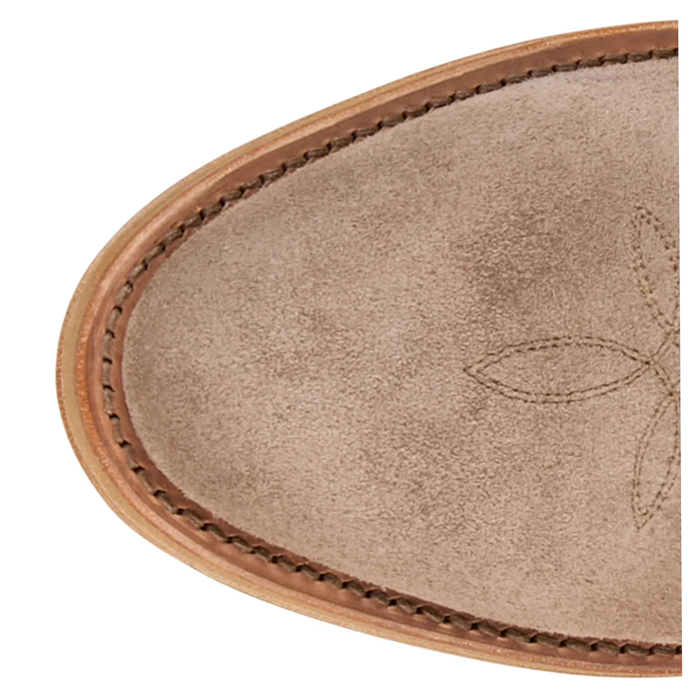 Plano 12 Inch Suede Round Toe Cowboy Boots - Image 4