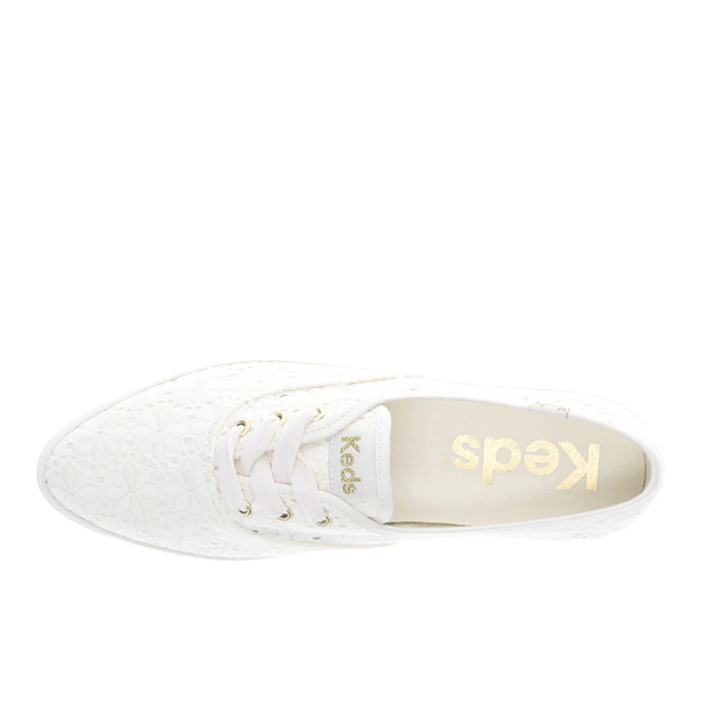 Point Festival Eyelet Lace Up Sneakers - Image 4