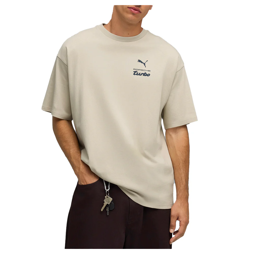 Porsche Legacy Turbo Graphic Crew Neck Short Sleeve T-Shirt - Image 3