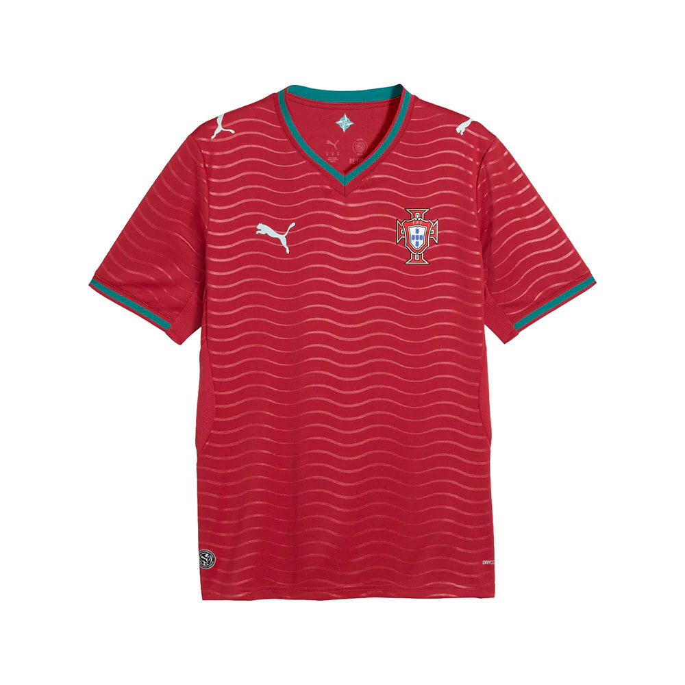 Portugal Home Crew Neck Short Sleeve Soccer Jersey
