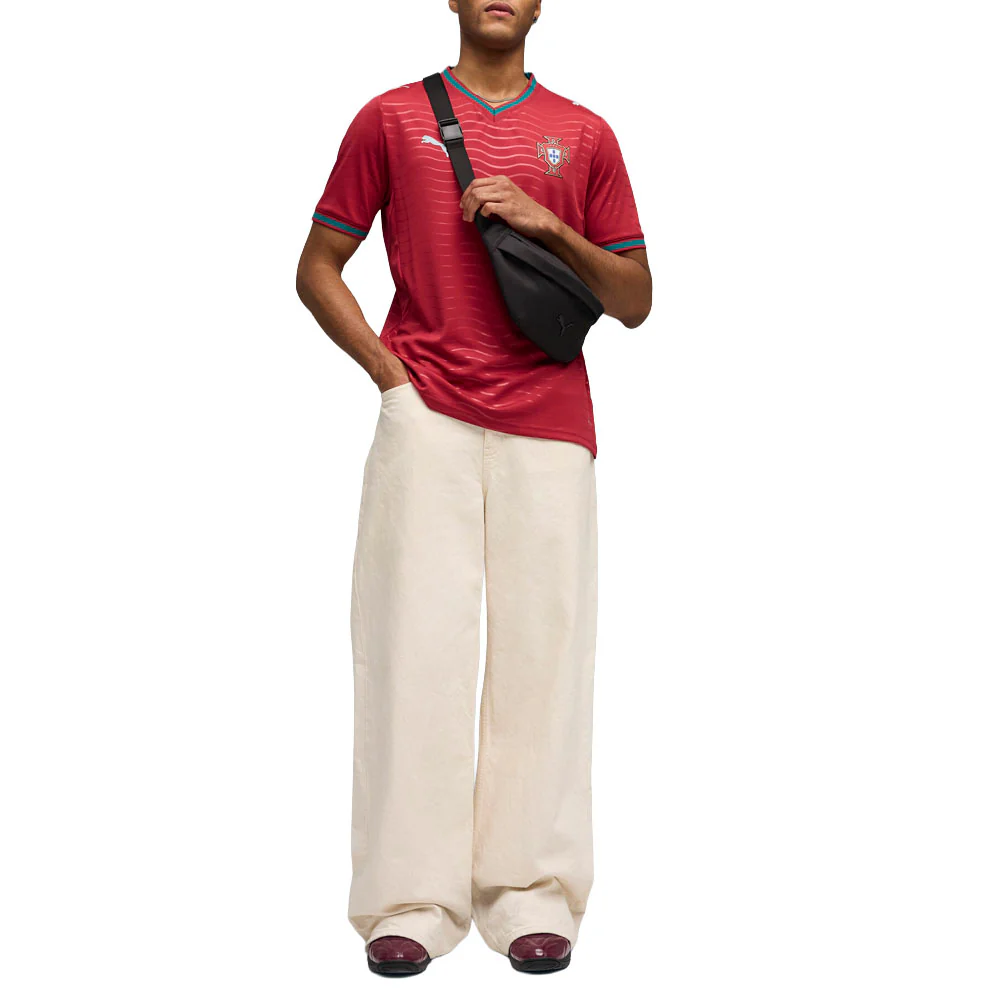 Portugal Home Crew Neck Short Sleeve Soccer Jersey - Image 5