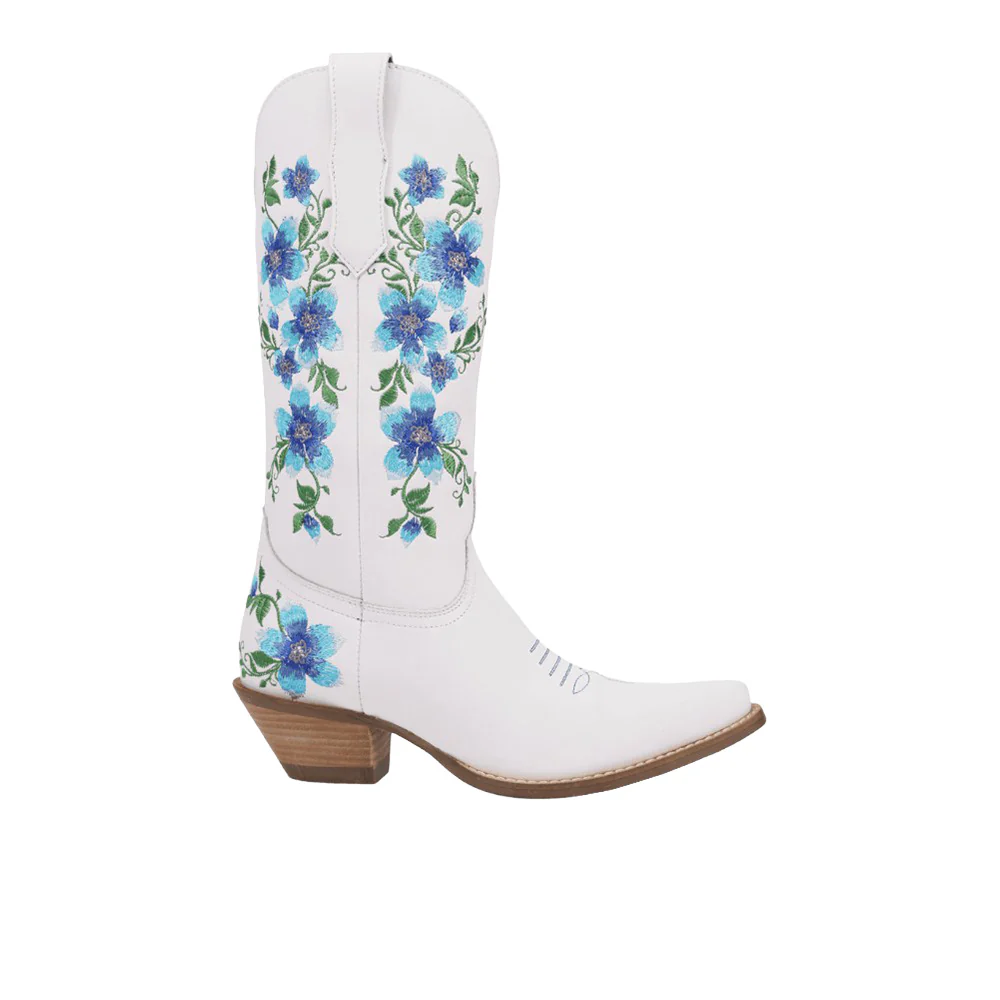 Posie Floral Leather Boots
