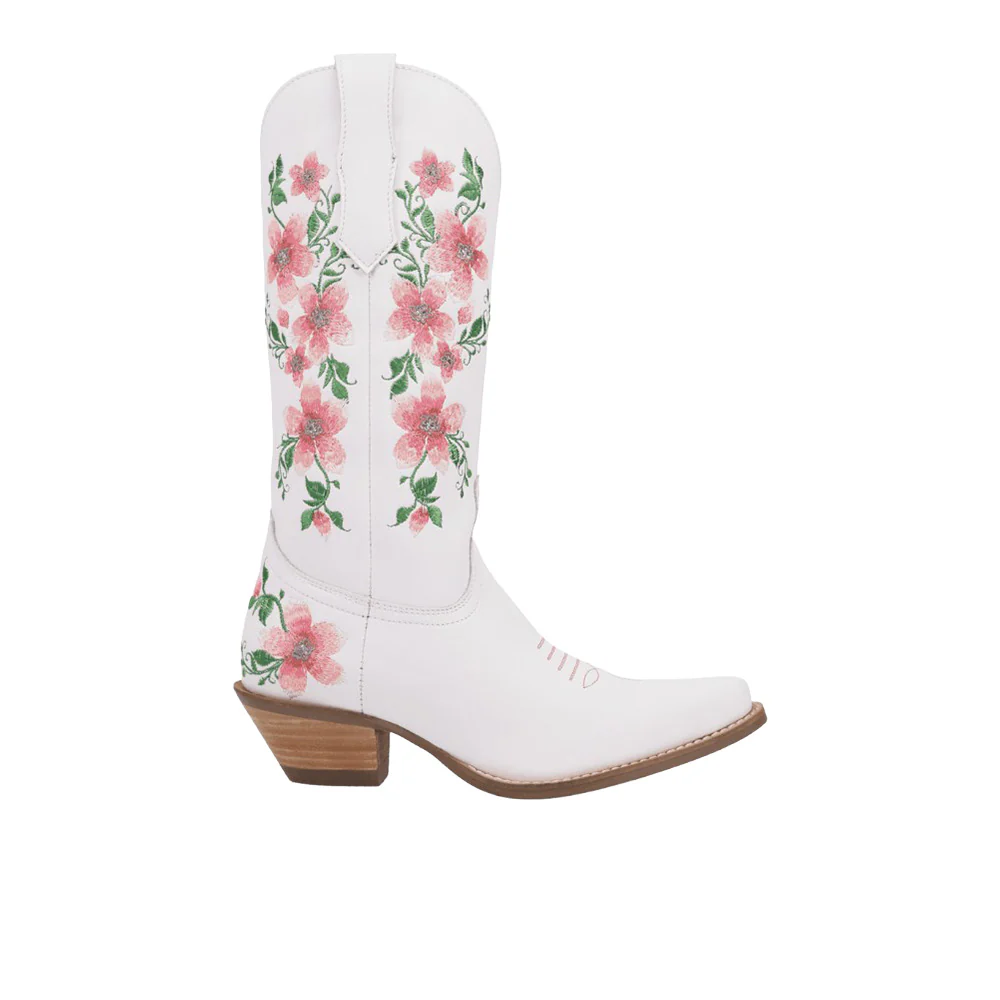 Posie Floral Leather Boots