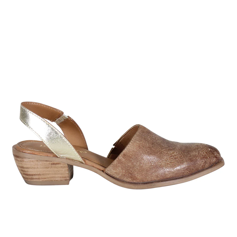 Pri Ority Metallic Slingback Flats