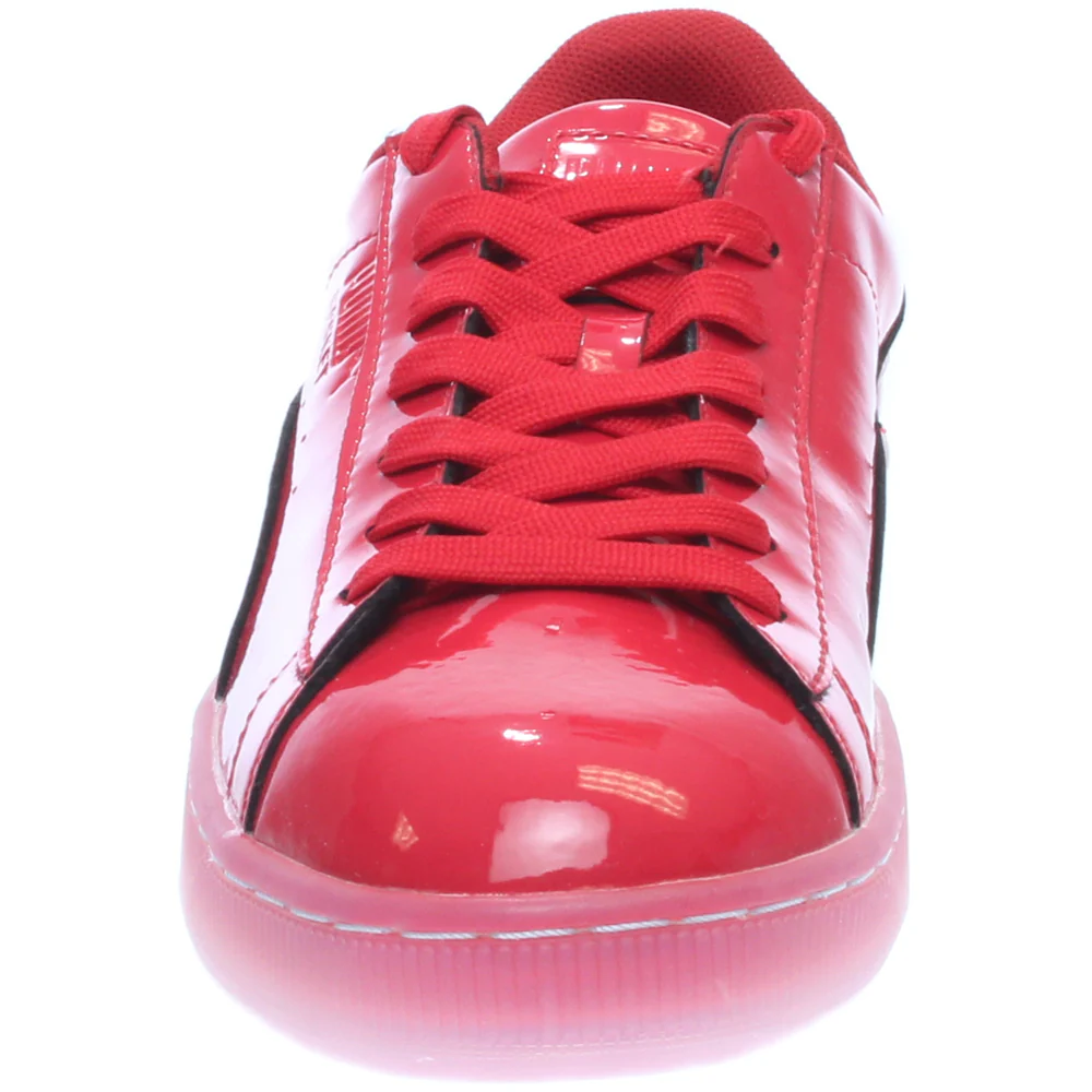 Basket Patent Ice Fade Lace Up Sneakers - Image 5