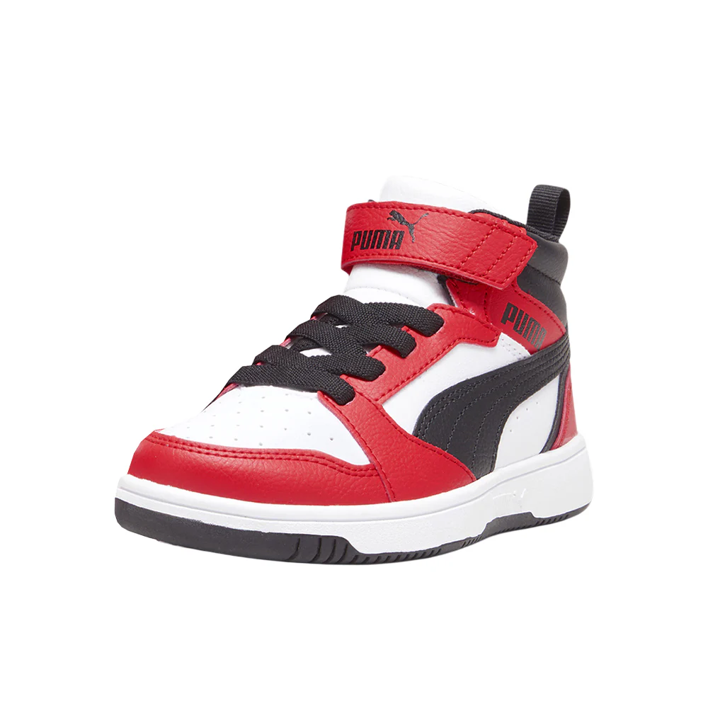 Rebound V6 Mid High Top Sneakers (Little Kid) - Image 2