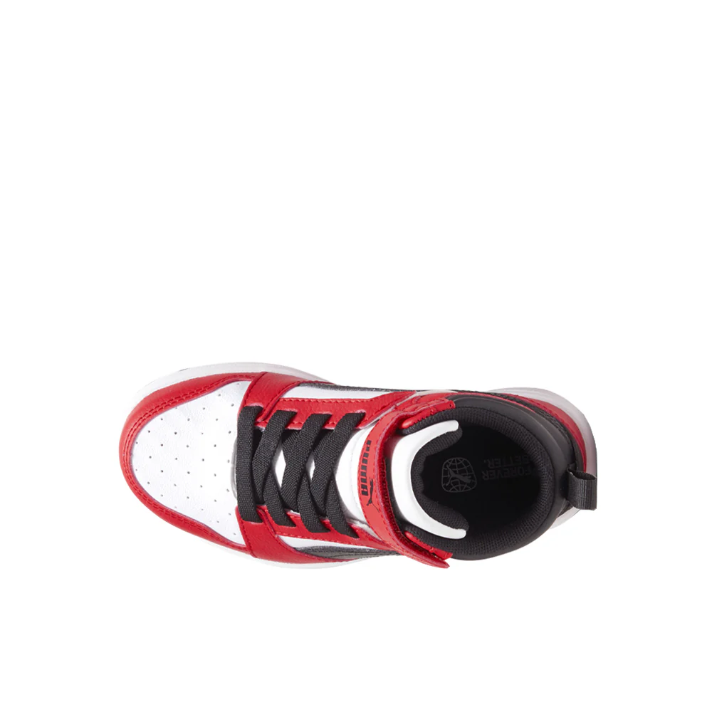 Rebound V6 Mid High Top Sneakers (Little Kid) - Image 4