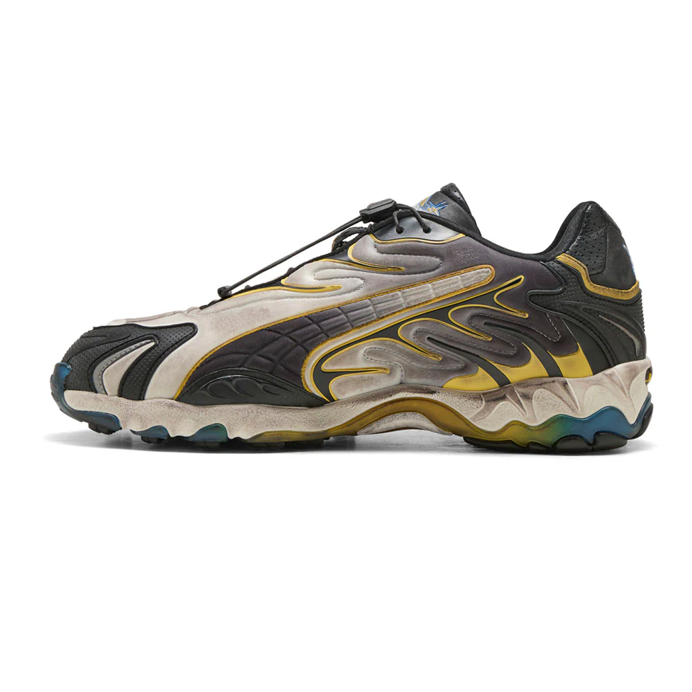 Puma X Inhale Distressed Neoprene Lace Up Sneakers - Image 3