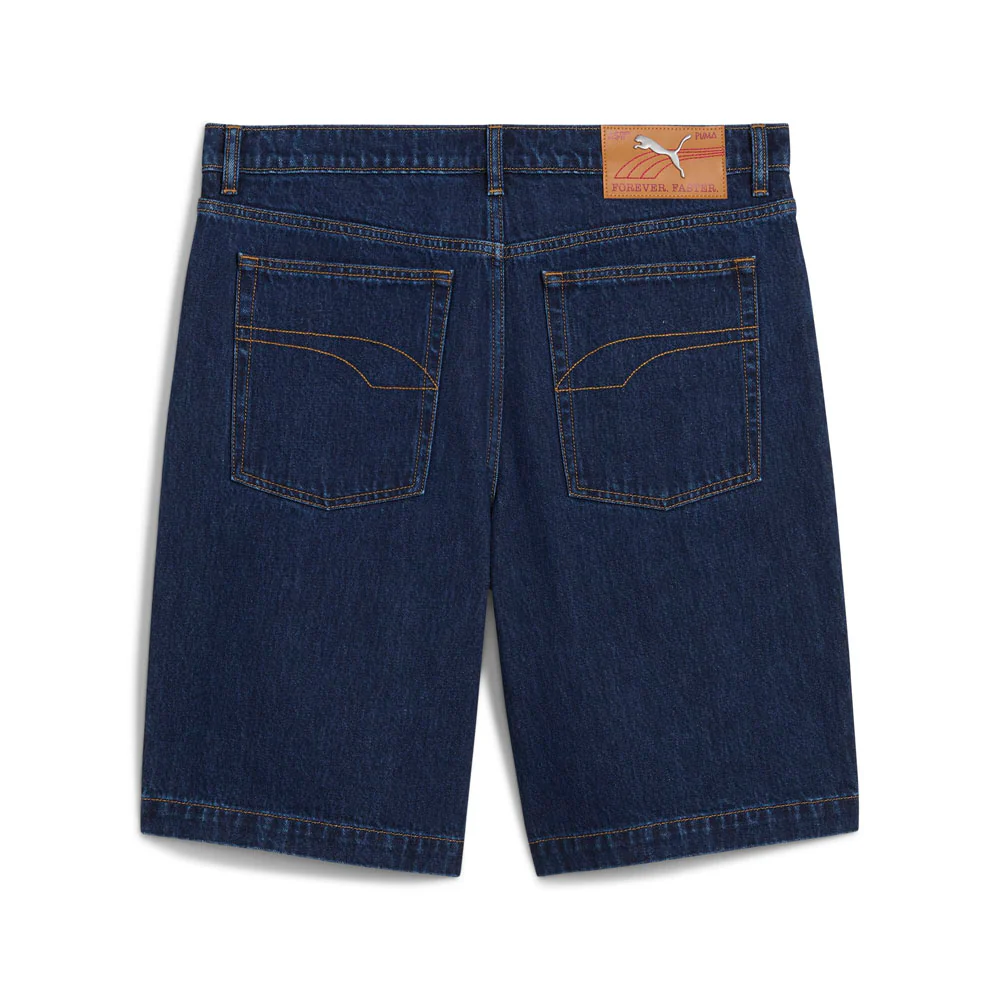 Denim Logo Shorts - Image 2