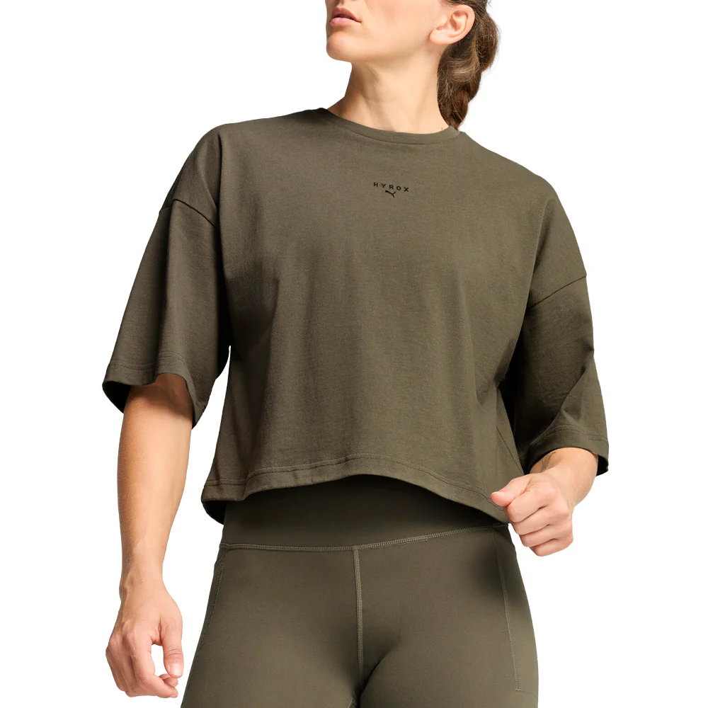 PUMA x HYROX Oversized Crew Neck Short Sleeve Training T-Shirt - Image 3