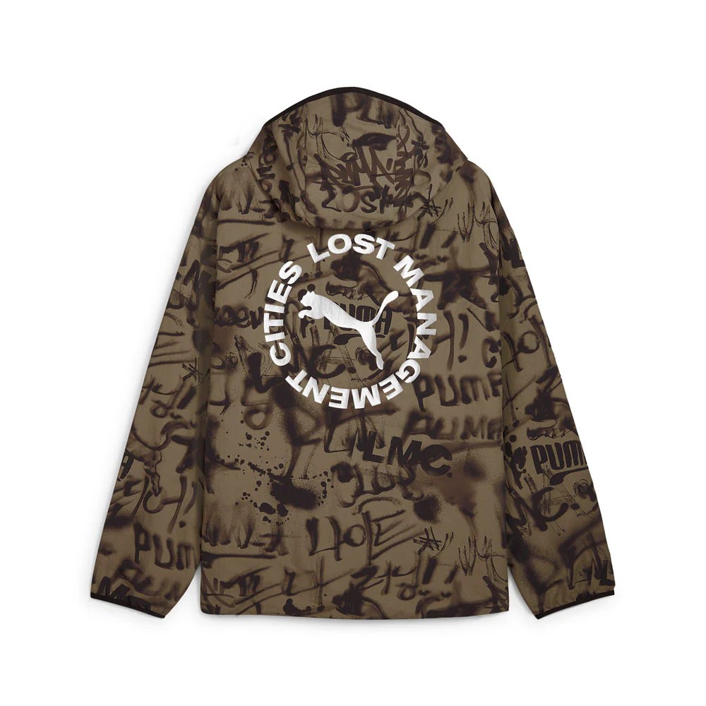 PUMA X LOST MANAGEMENT CITIES All Over Print Reversible Jacket - Image 2