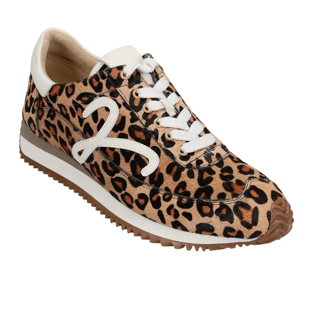 Queen Leopard Lace Up Sneakers - Image 2