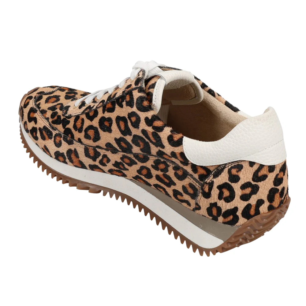 Queen Leopard Lace Up Sneakers - Image 4