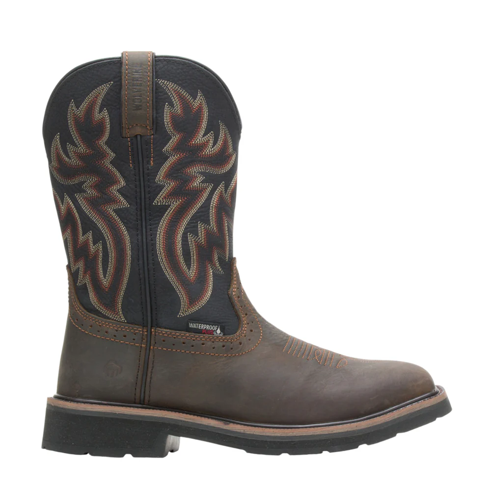 Rancher Waterproof Pull On Cowboy Boots