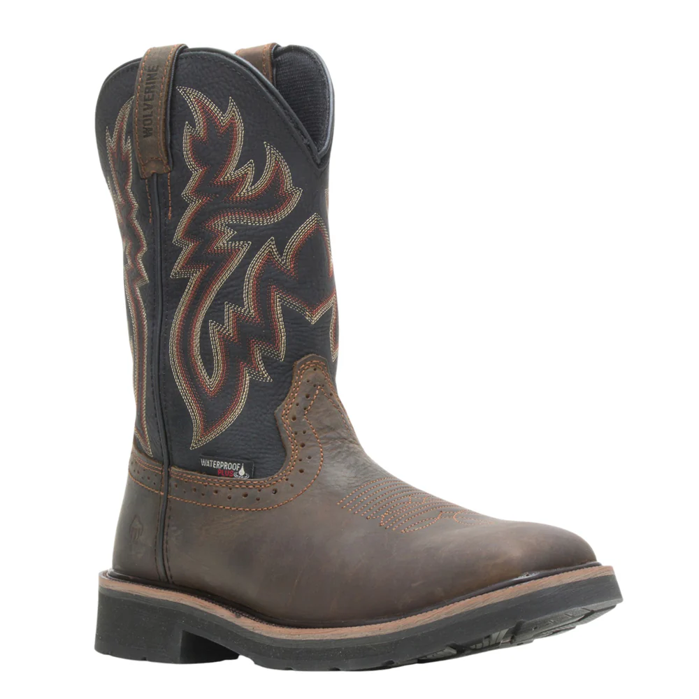 Rancher Waterproof Pull On Cowboy Boots - Image 2