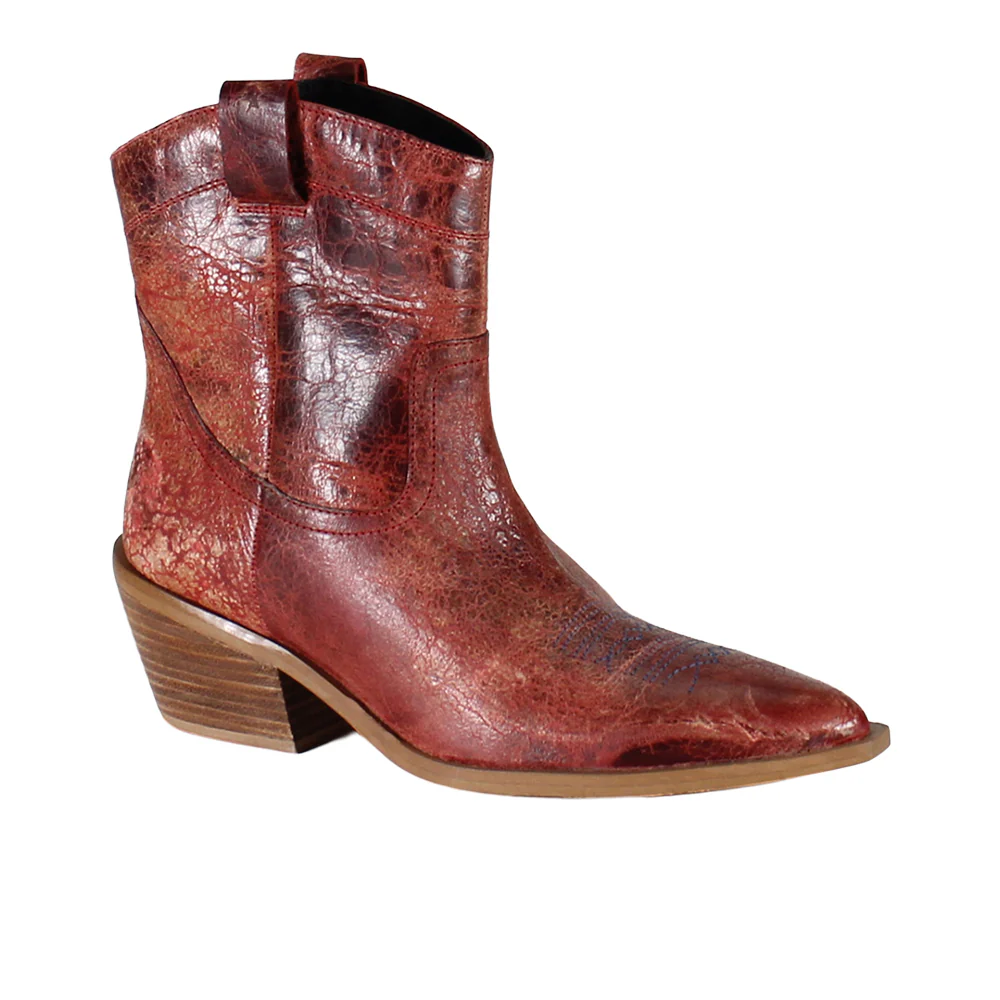 Rave Lion Western Pull On Pointed Toe Booties - Image 2