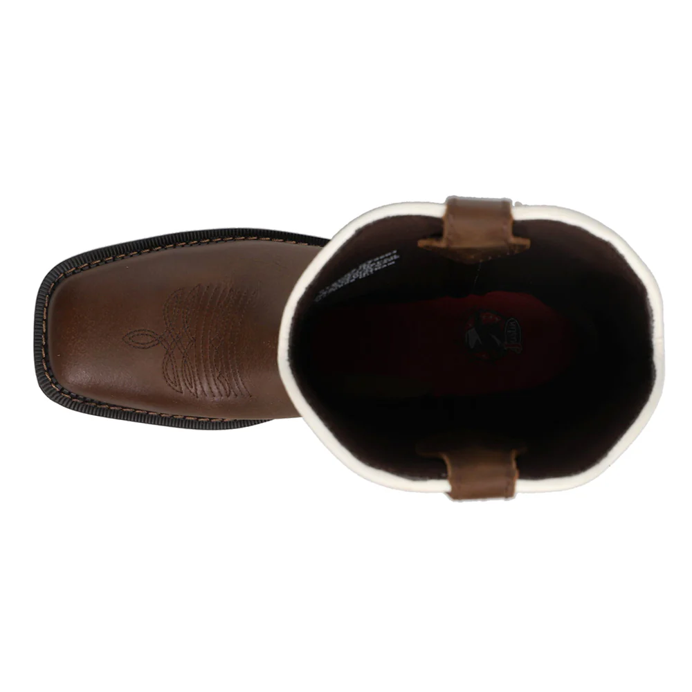 Raya Embroidered Square Toe Cowboy Boots - Image 4