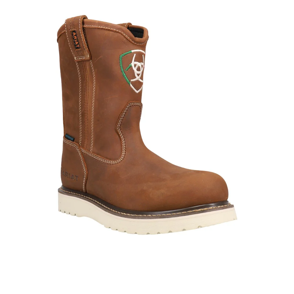 Rebar Wedge 10 Inch Waterproof Soft Toe Work Boots - Image 2