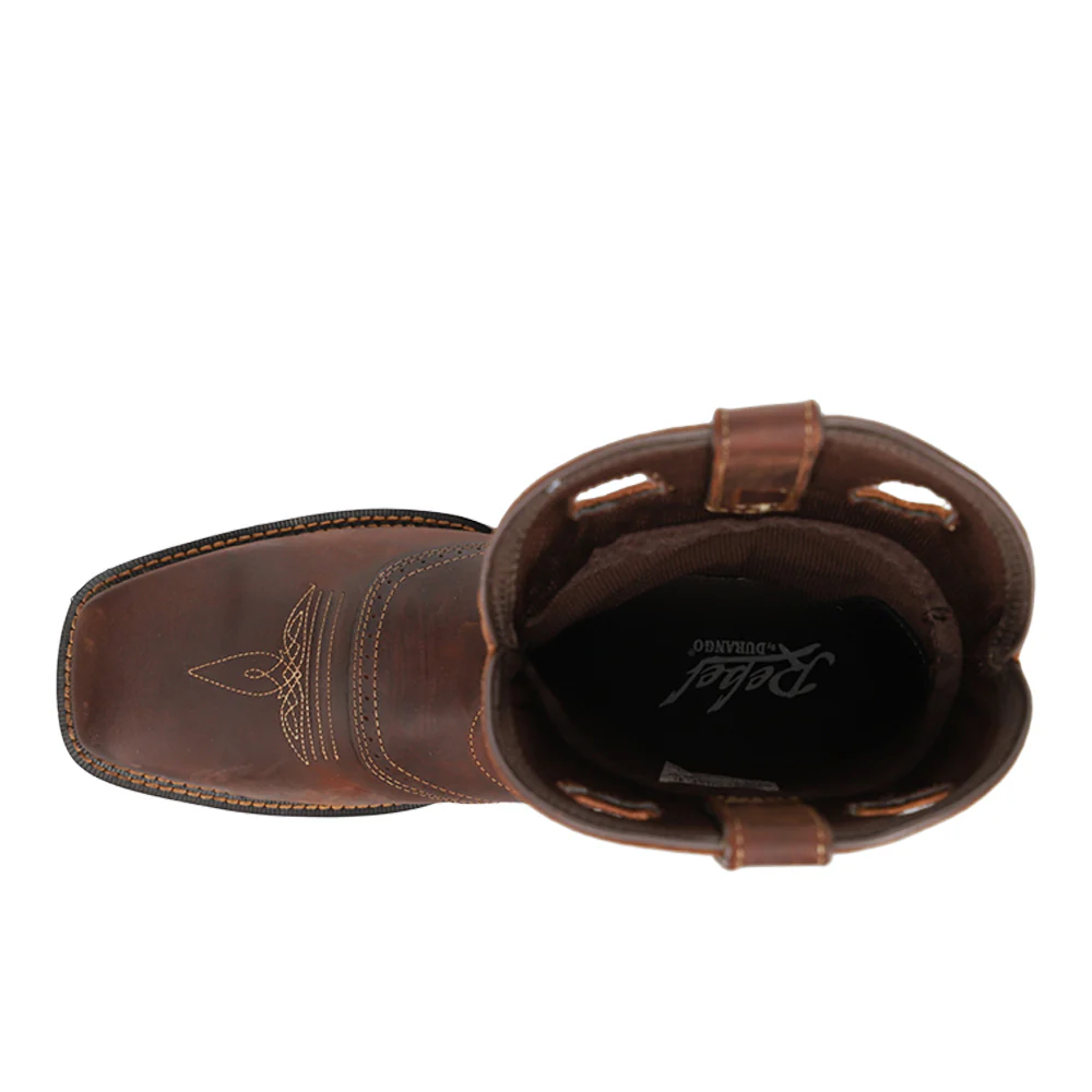 Rebel Wellington Square Toe Boots - Image 4