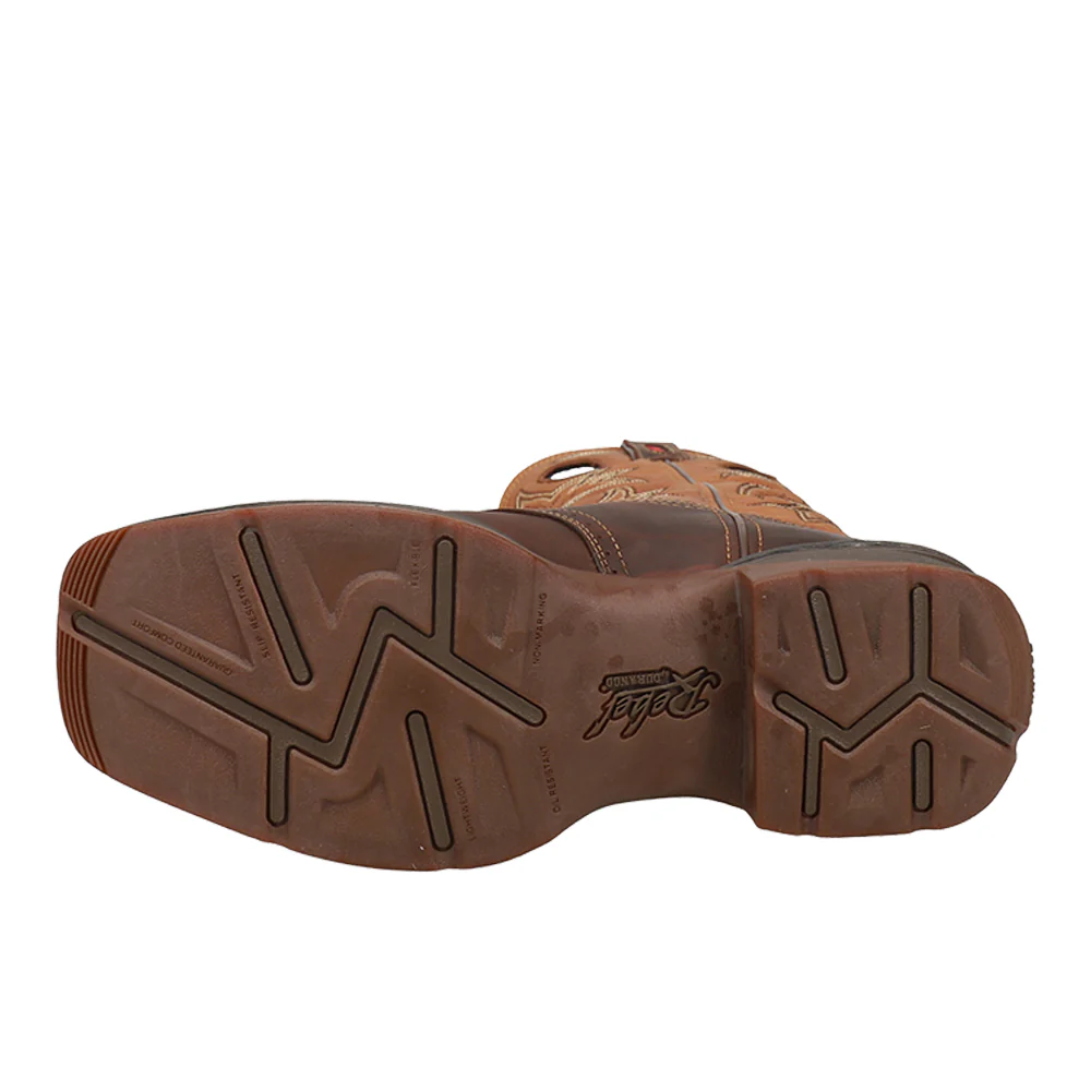 Rebel Wellington Square Toe Boots - Image 5