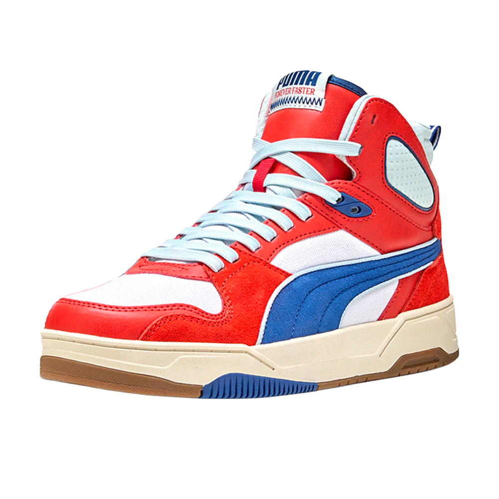Rebound Break Mid Retro Run Lace Up Sneakers - Image 2