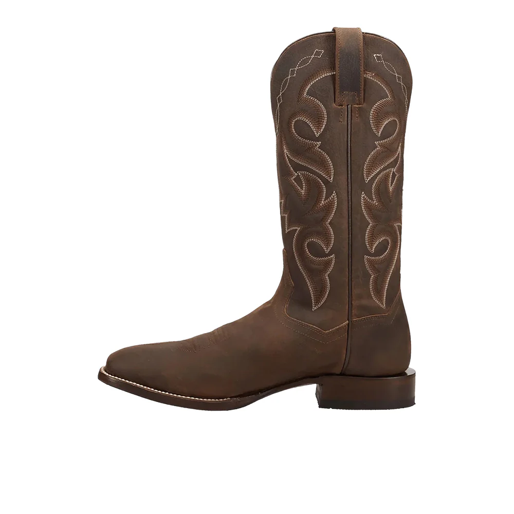 Remington Embroidered Square Toe Pull On Cowboy Boots - Image 3