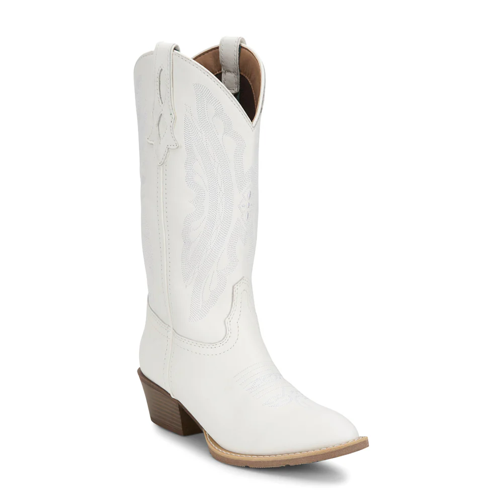 Renie Embroidered 12 Inch Round Toe Cowboy Boots - Image 2
