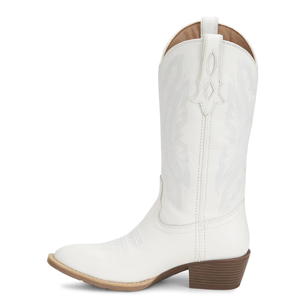 Renie Embroidered 12 Inch Round Toe Cowboy Boots - Image 3