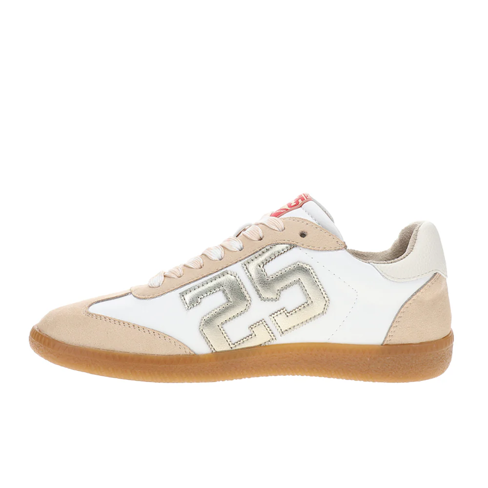 Retro 25 Metallic Lace Up Sneakers - Image 3