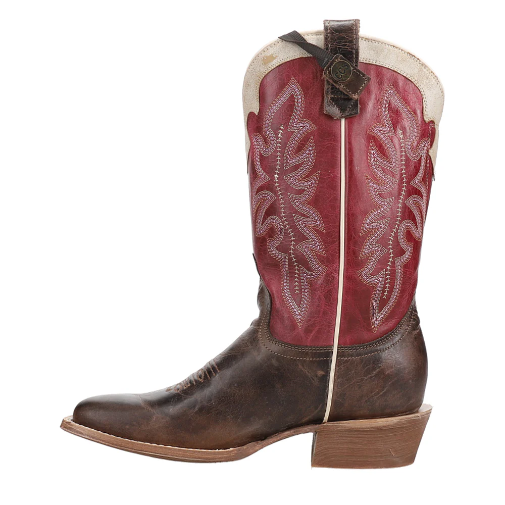 Ride Em Cowgirl CCS Embroidered Square Toe Cowboy Boots - Image 3