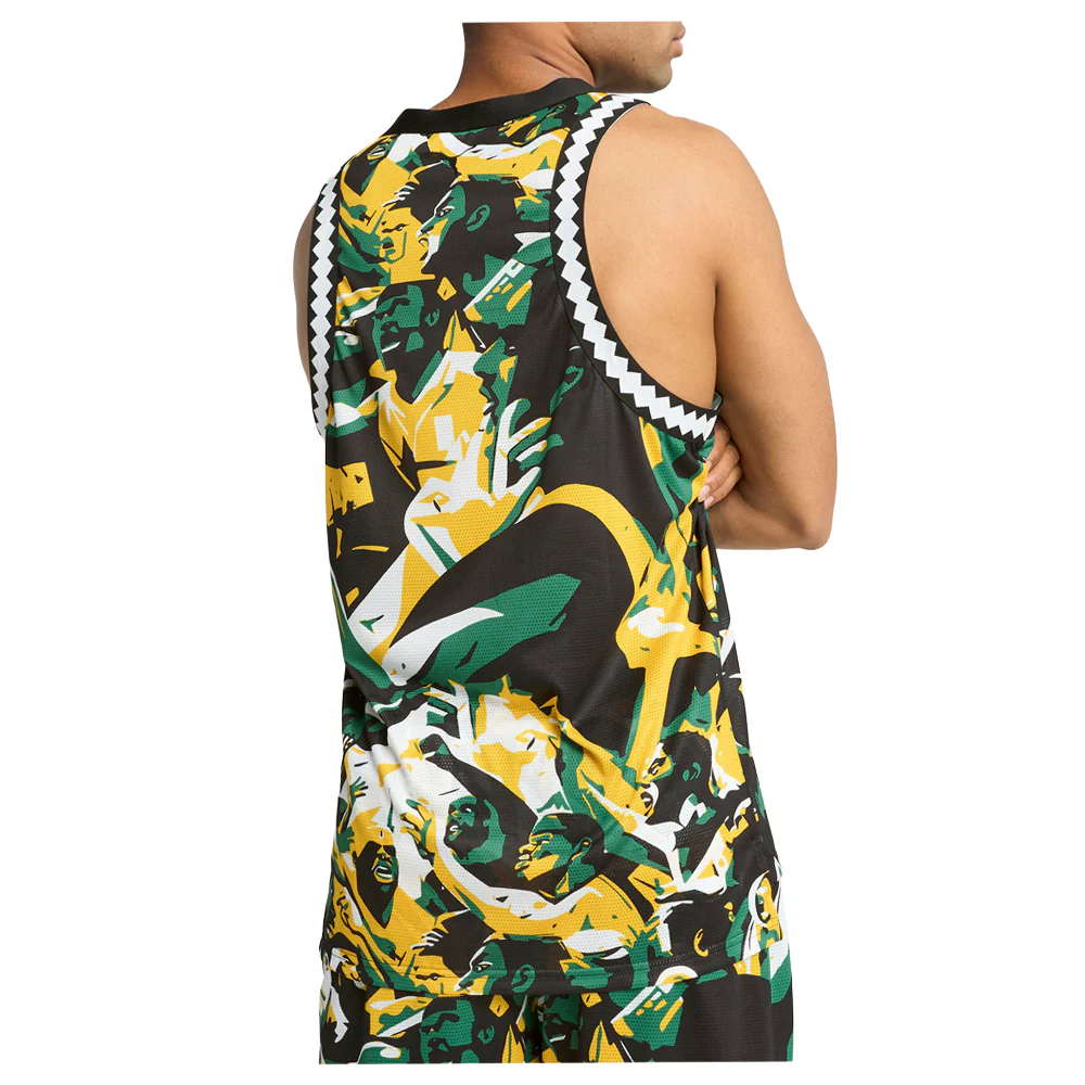 Rival Rage Aop Graphic Mesh Crew Neck Sleeveless Tank - Image 4