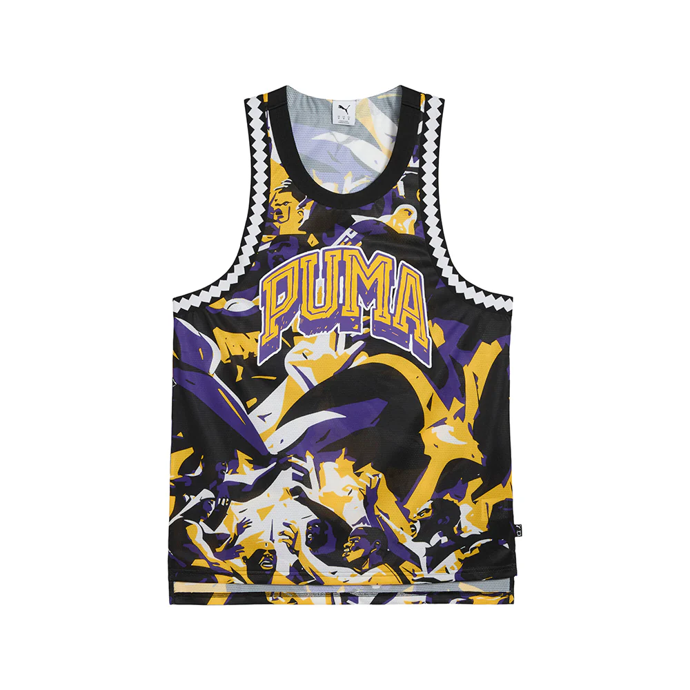 Rival Rage Graphic Mesh Crew Neck Tank Top