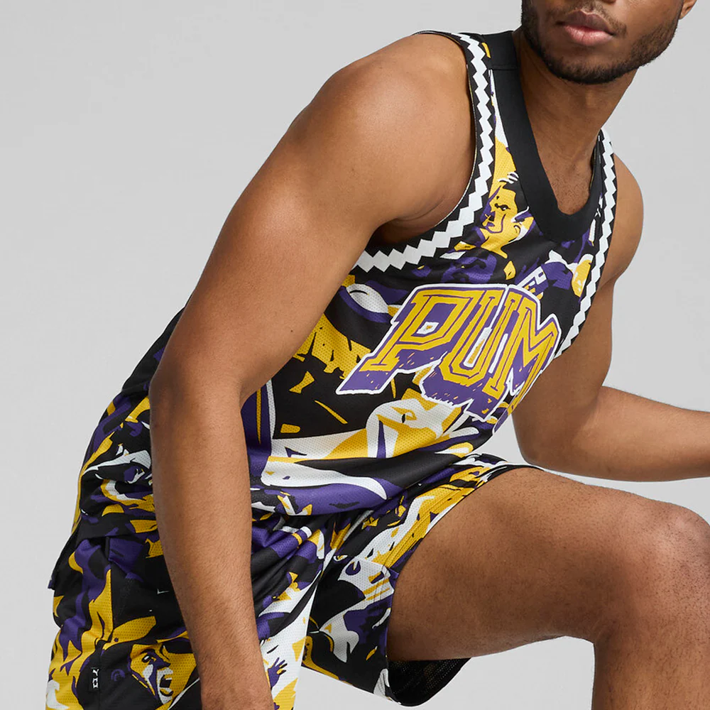 Rival Rage Graphic Mesh Crew Neck Tank Top - Image 5